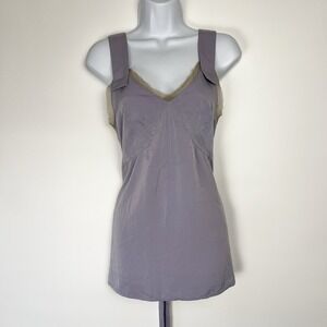 Simply Vera Vera Wang Women's Tank Top Blouse Size L Lilac Whimsy Boho Fairycore